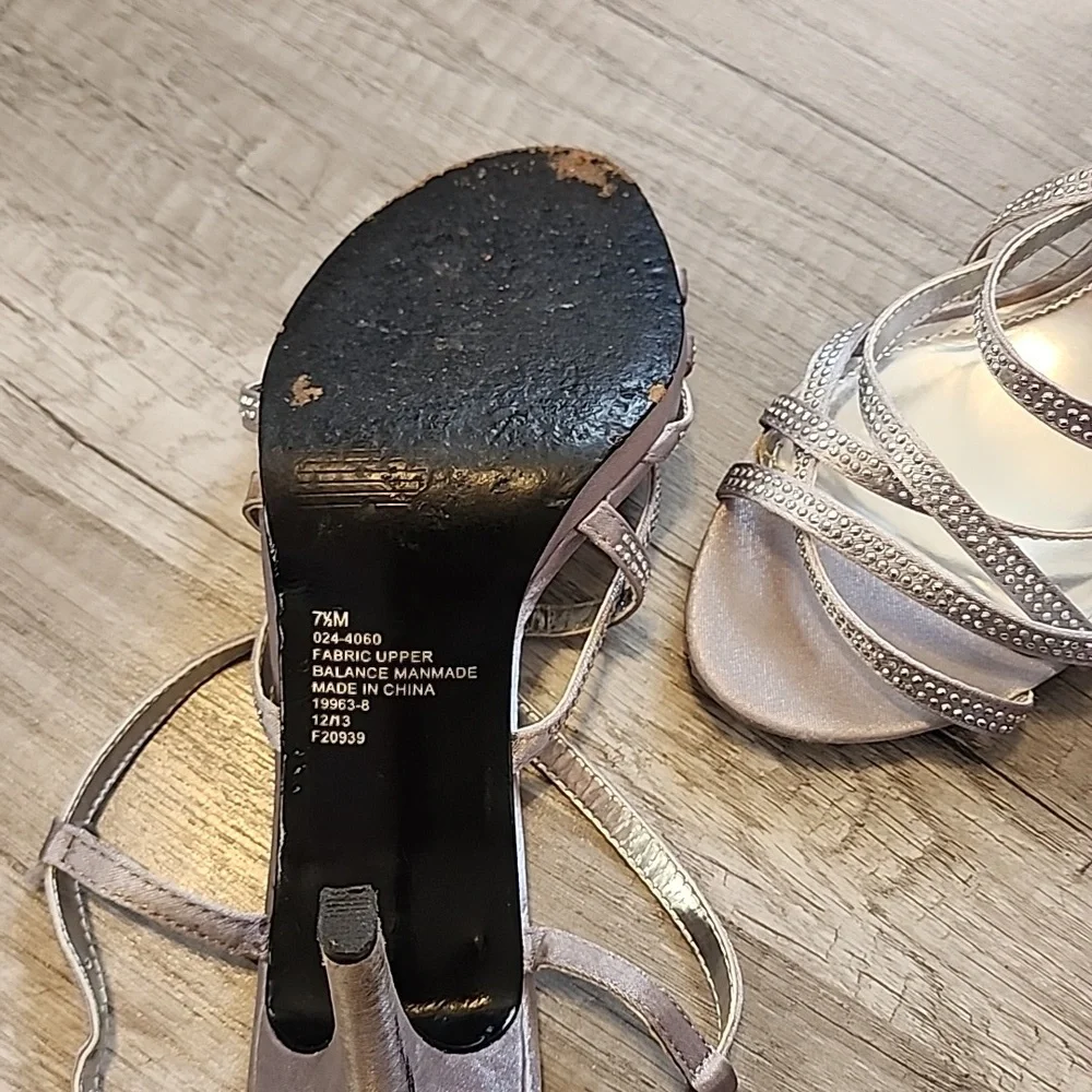 Girls‎ silver strap high heels